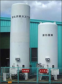 Stationary cryogenic storage tank01